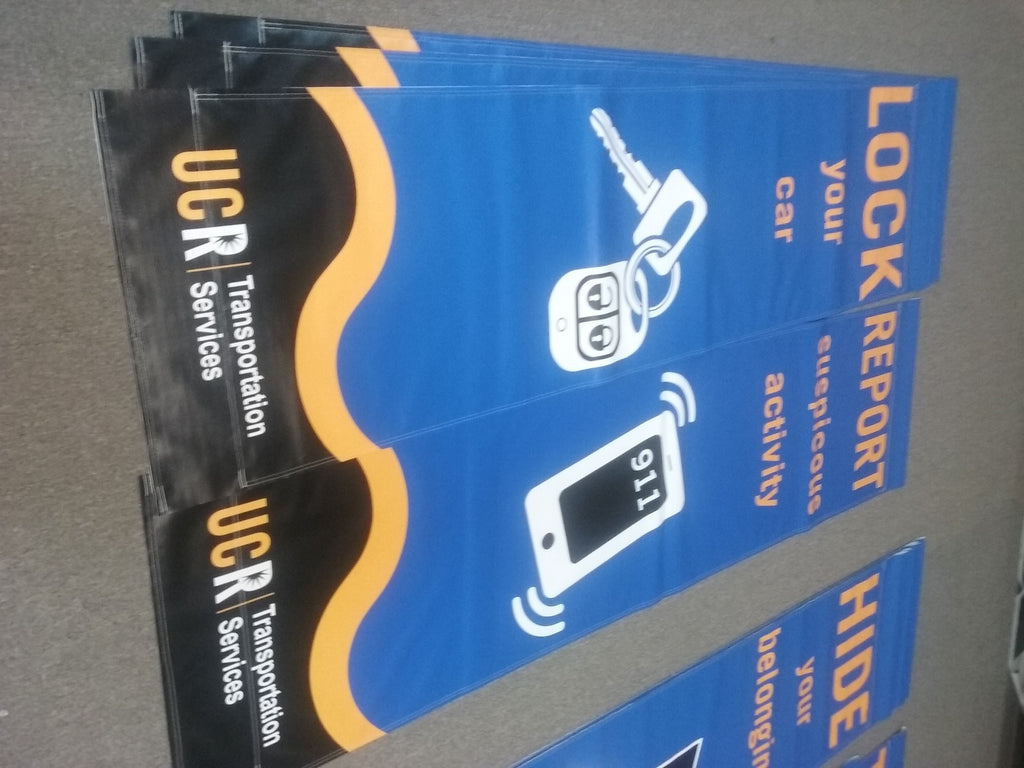 UCR Parking Services Banners
